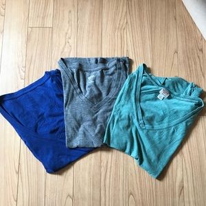 BUNDLE three v neck tees 💕